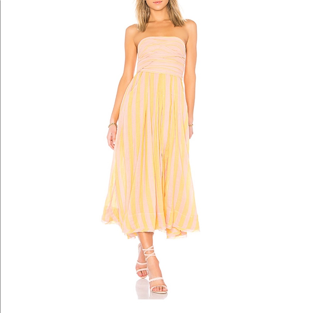 Free People Stripe Me Up Midi Dress